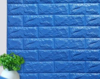 Self-adhesive Wallpaper Waterproof Anti-collision Background Wall Brick Wallpaper 3d Solid Wall Stickers Soft Bag