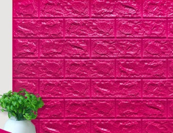 Self-adhesive Wallpaper Waterproof Anti-collision Background Wall Brick Wallpaper 3d Solid Wall Stickers Soft Bag