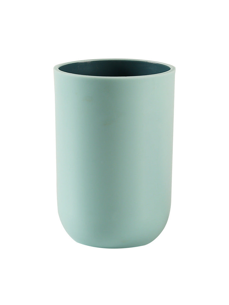 Double-layer plastic cup