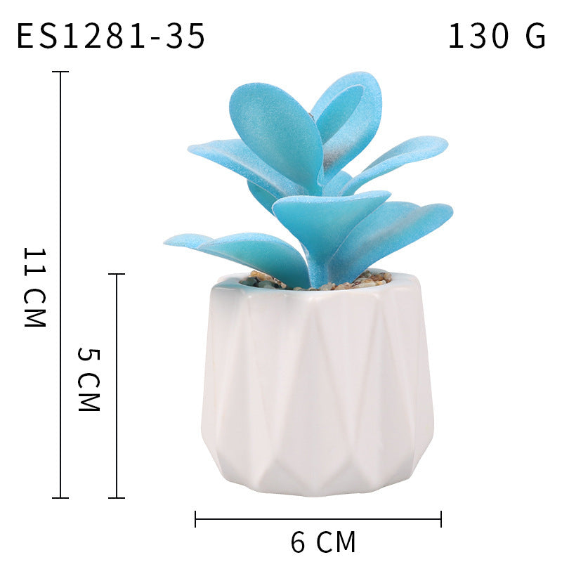 Wave Cup Type Simulation Succulent Potted Plant