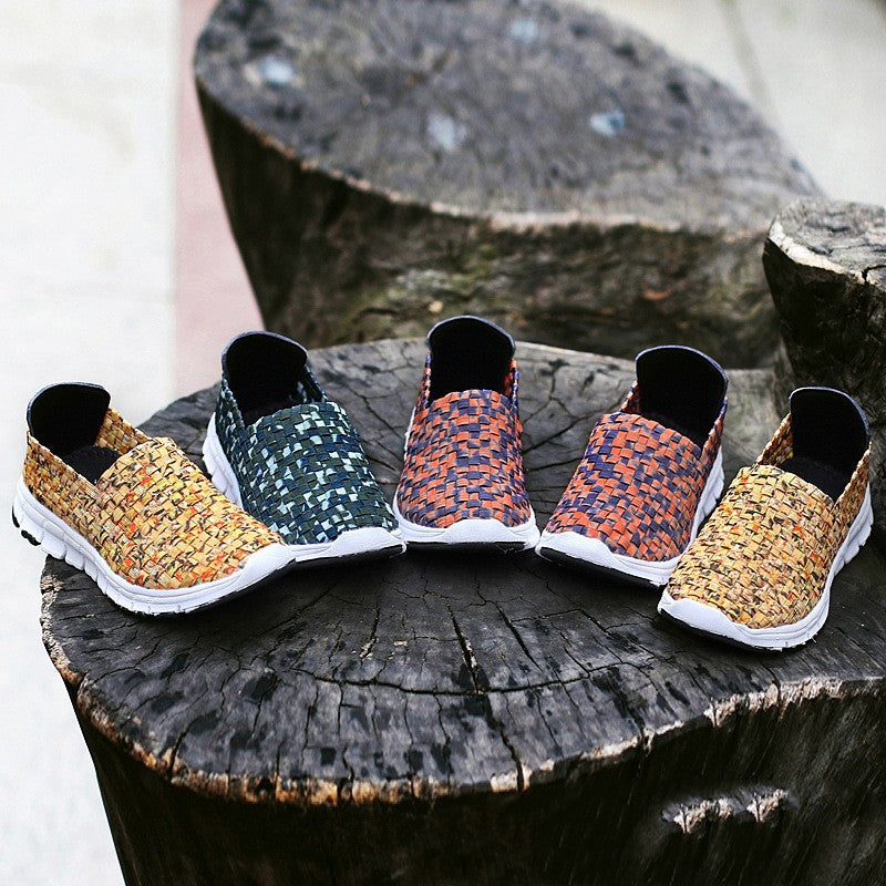 Hand-woven shoes