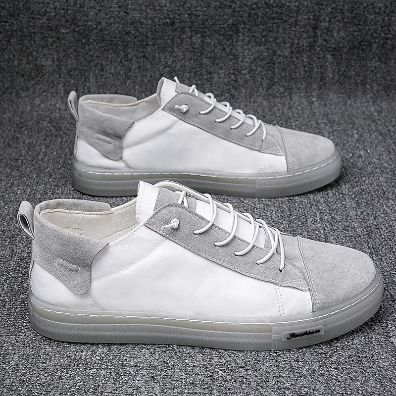 Men's high-top canvas sneakers