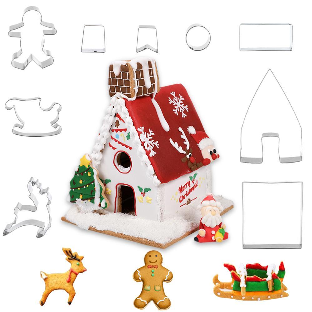 Christmas Cookie Mold Christmas Decorations For Make a  Cookie House