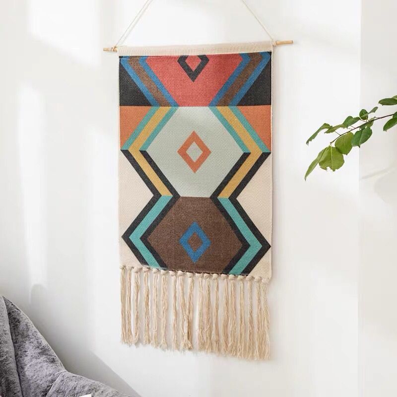 Hanging tassel tapestry