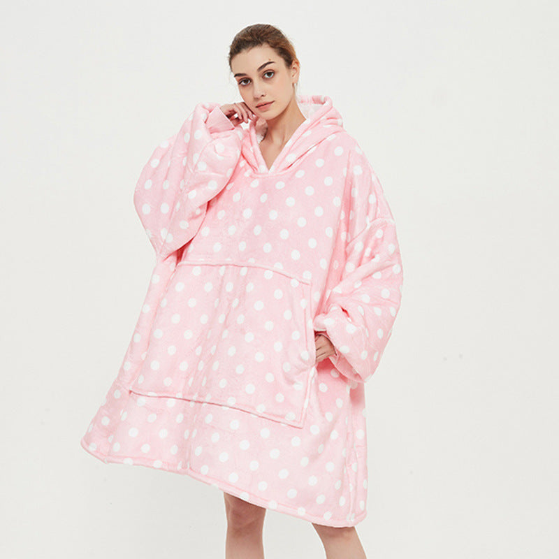 TV blanket outdoor cold and warm night gown