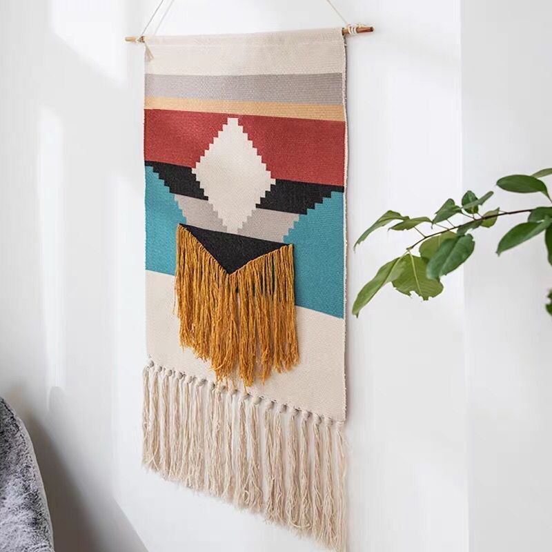 Hanging tassel tapestry