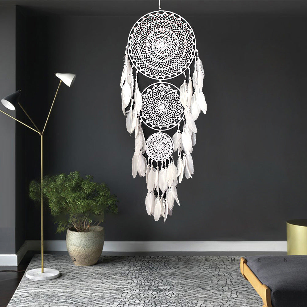 Concentric Hook Flower Dream Catcher