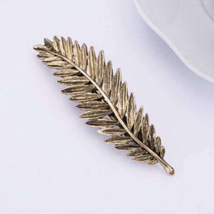 Feather Vintage Starfish Clip Side Clip Bangs Hair Clip