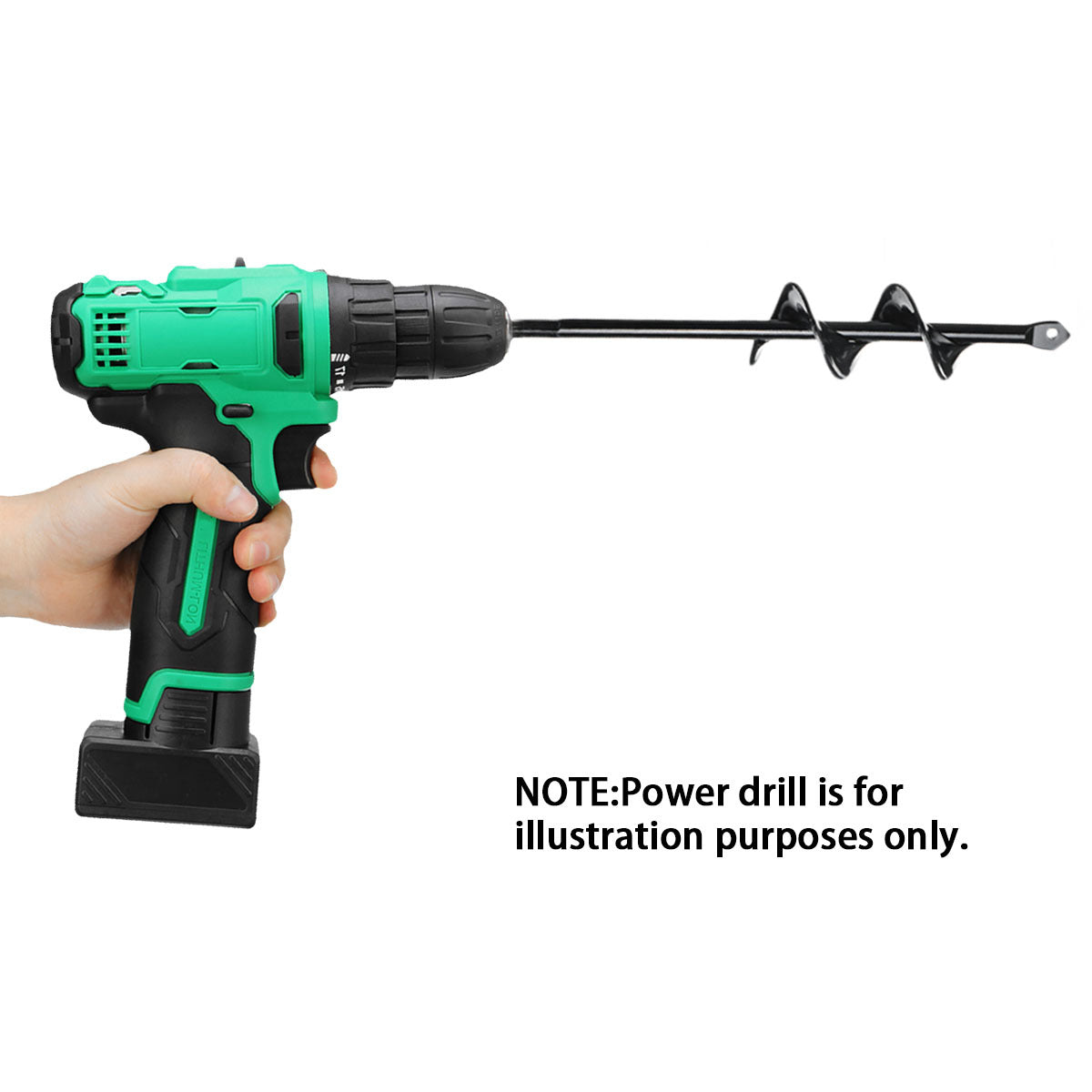 Hand Electric Drill Screw Rod Garden Vegetable Loosening Bit