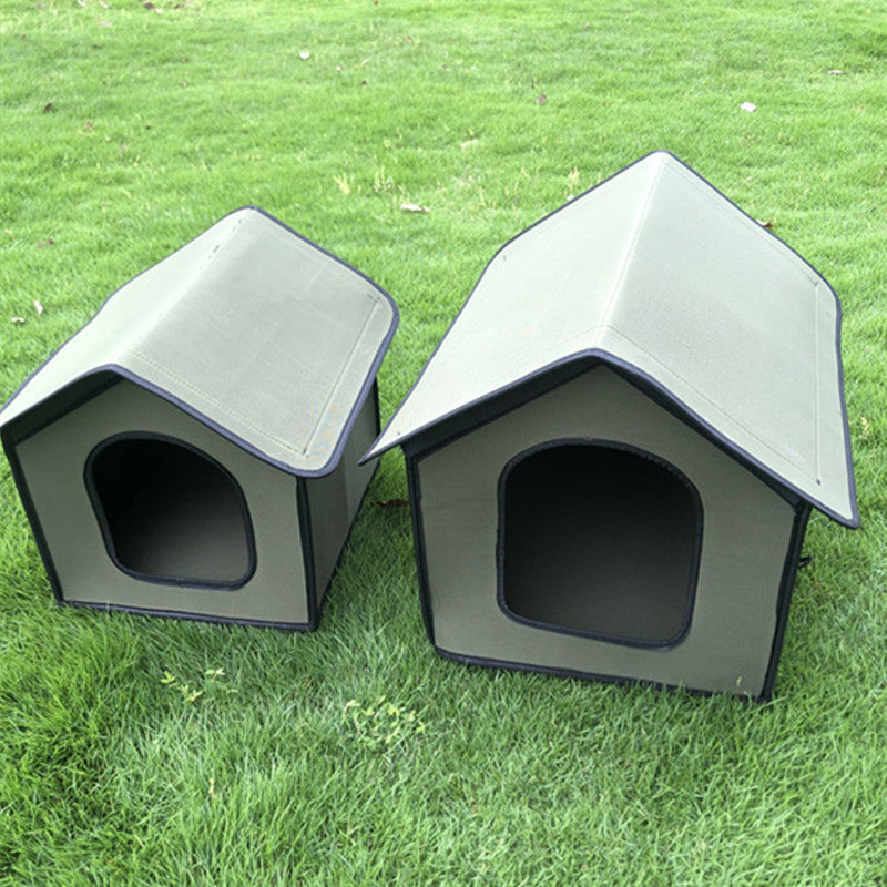 Pet House Outdoor Waterproof Weatherproof Dog Kennel Cat House Foldable Pet Shelter for Pets Indoor Outdoor Sleeping