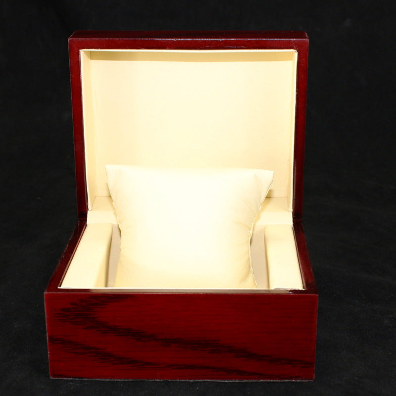 Painted Mahogany Wood Grain Wooden Jewelry Display Box