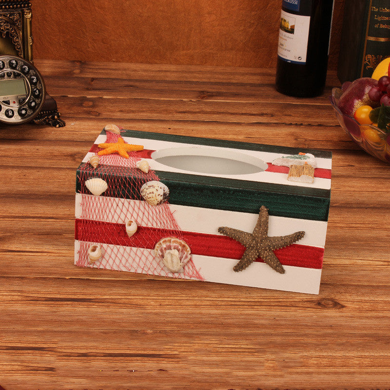 Mediterranean Style Creative Home Decoration Tissue Box