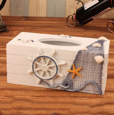 Mediterranean Style Creative Home Decoration Tissue Box