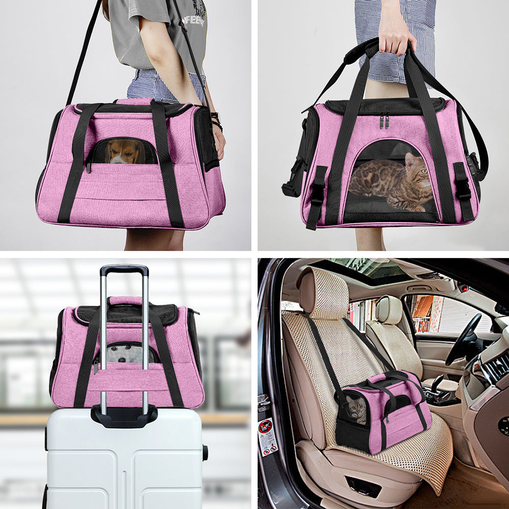 Portable Breathable Car Pet Bag Portable Foldable Pet Bag