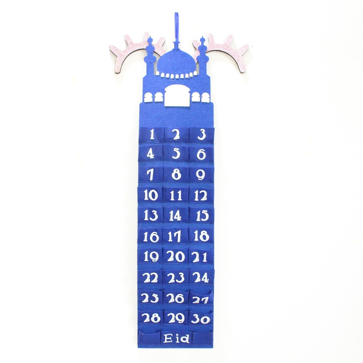 For Eid Al-Fitr And Ramadan, The Cloth Wall Calendar Carries The Bag