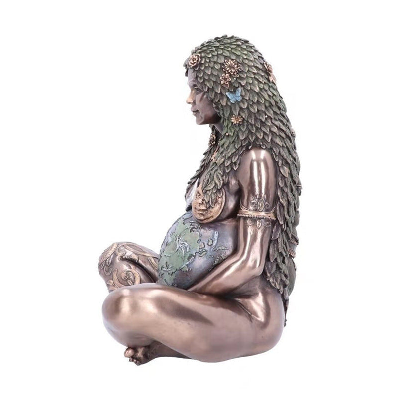 Mother Earth Statue Resin Decoration