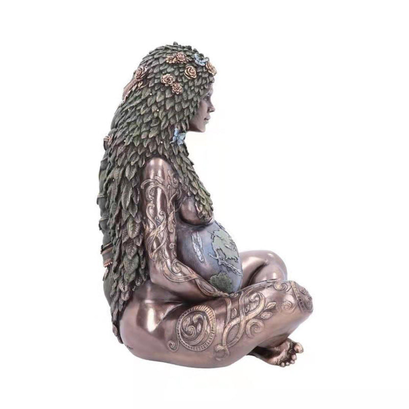 Mother Earth Statue Resin Decoration