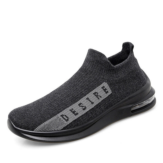 Round-Toe Flying Socks, Air Cushion Shoe Covers, Low-Top Casual Shoes