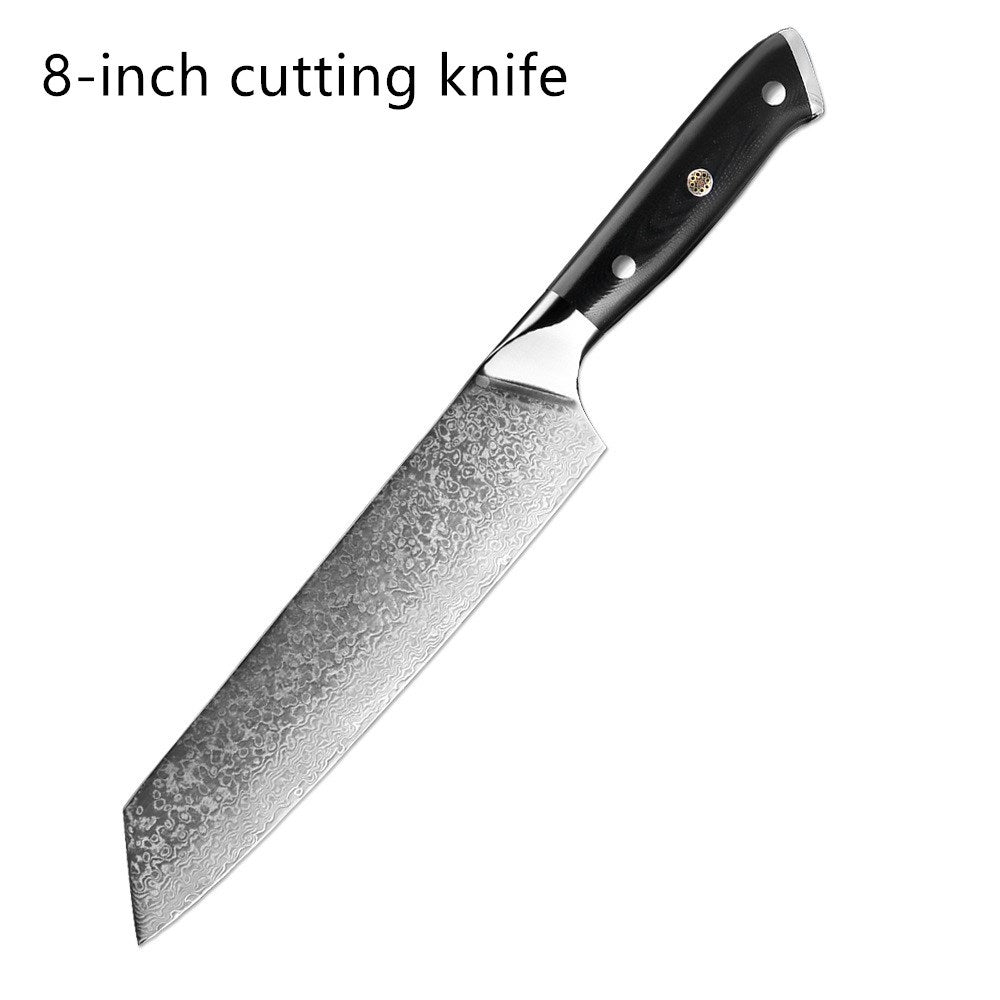 Damascus western style stainless steel chef's knife