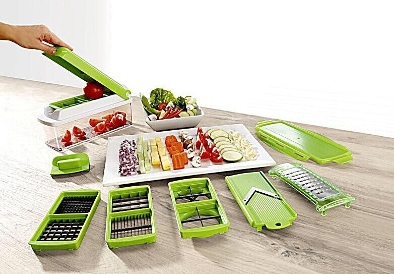 Kitchen Gadgets Multifunctional Diced Salad Vegetable Cutter