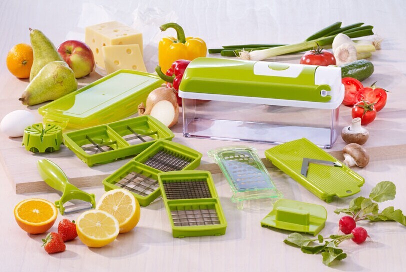 Kitchen Gadgets Multifunctional Diced Salad Vegetable Cutter