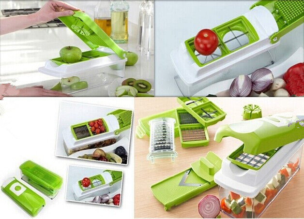 Kitchen Gadgets Multifunctional Diced Salad Vegetable Cutter