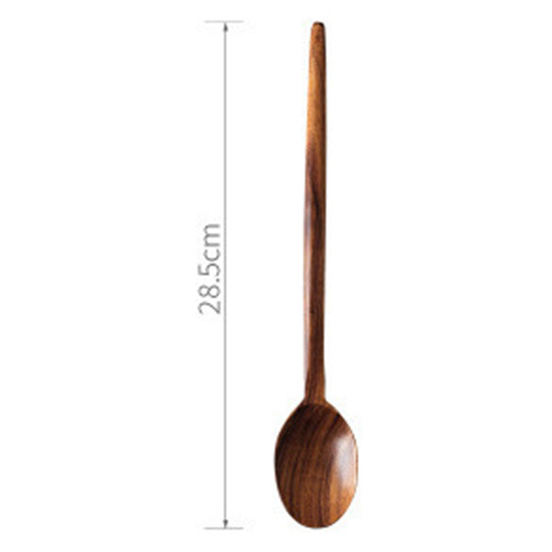 Jujube Wooden Tube Teak Wooden Shovel Storage Tableware