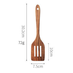 Jujube Wooden Tube Teak Wooden Shovel Storage Tableware