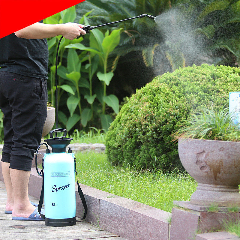 Household 8L Small Watering Can, Watering, Sprinkler, Car Wash, High Pressure Agricultural Manual Disinfection And Insect Control Air Pressure Sprayer