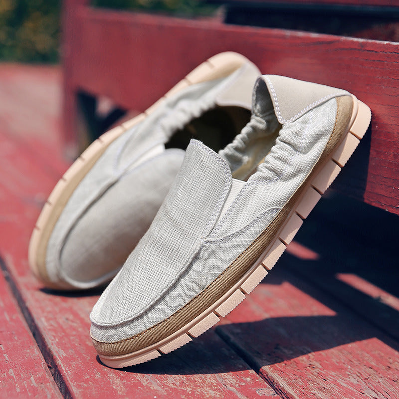 Low-cut Flat-bottomed Fabric Casual Shoes