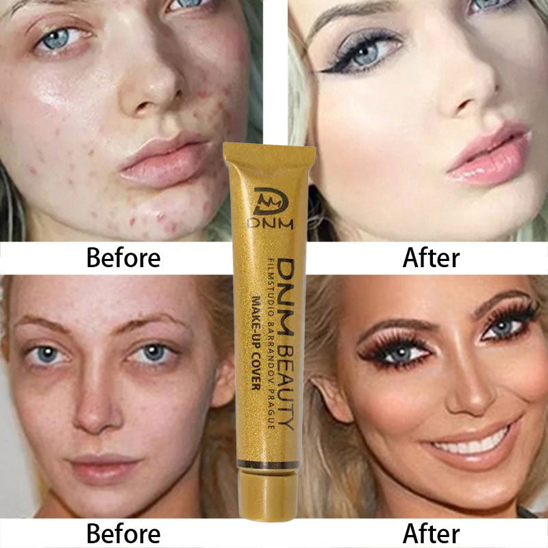 Concealer Liquid Foundation Cream Cover Tattoo Acne ScarsConcealer Moisturizing Full Camouflaged Natural Brighten Makeup