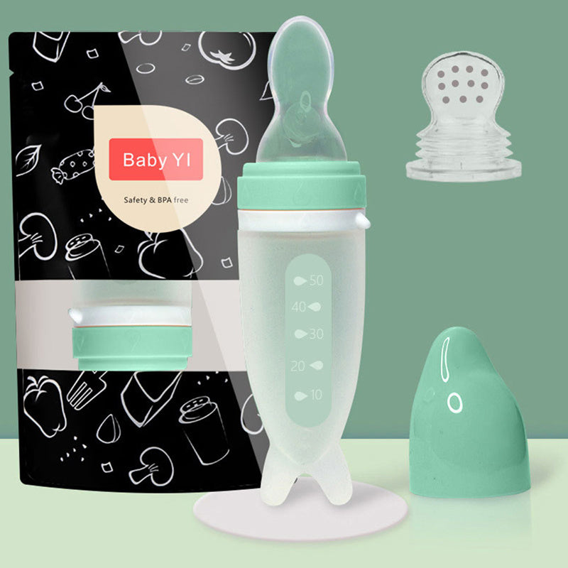 Newborn Dolphin Multi-Purpose Silicone Feeding Bottle