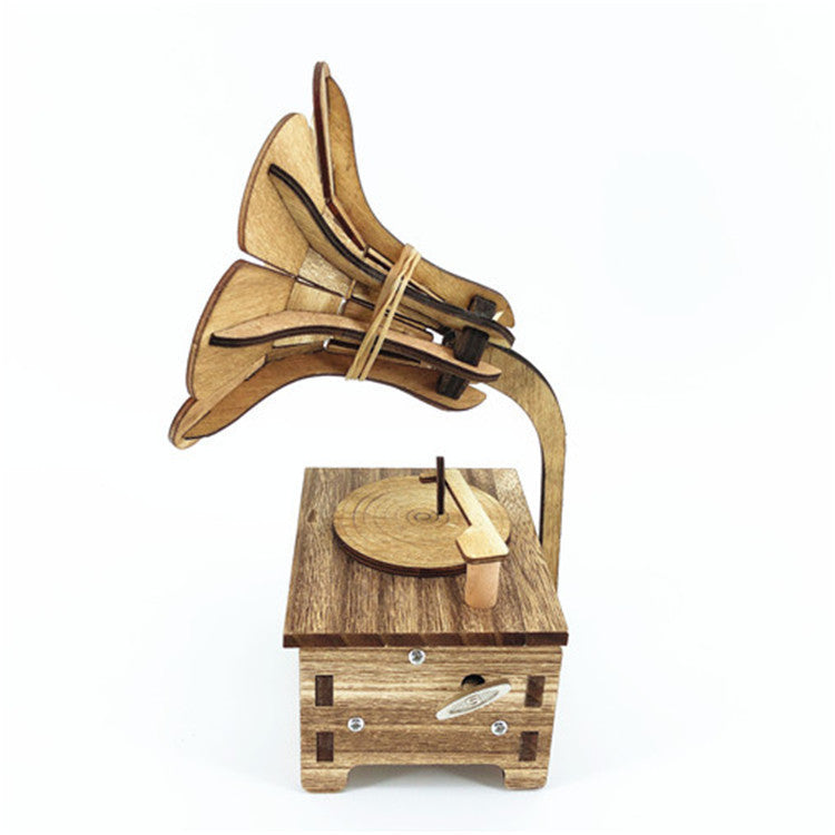 Creative Wooden Music Box Ornaments