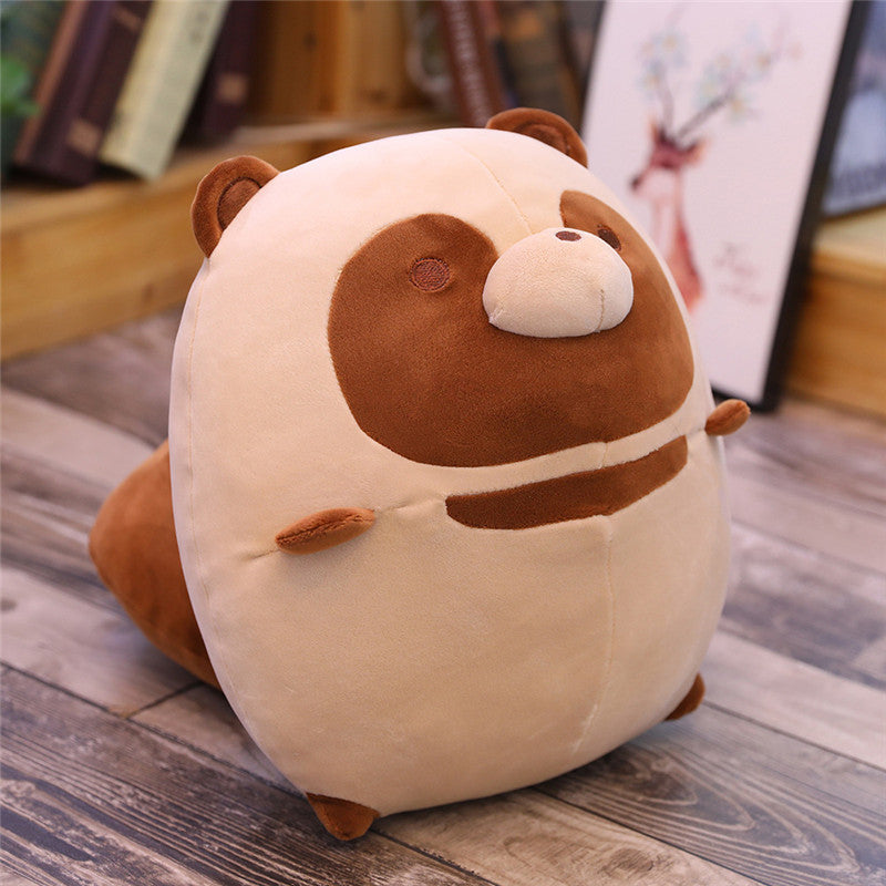 New Anime Cartoon Raccoon And Fox Plush Toys Zabawki Cute Pillow Peluche Baby Toy Soft Padded Cushion Stuffed Animals Home Decor