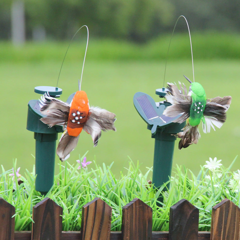 Solar Feather Bird Gardening Forest Home Decoration Handicraft Ornaments