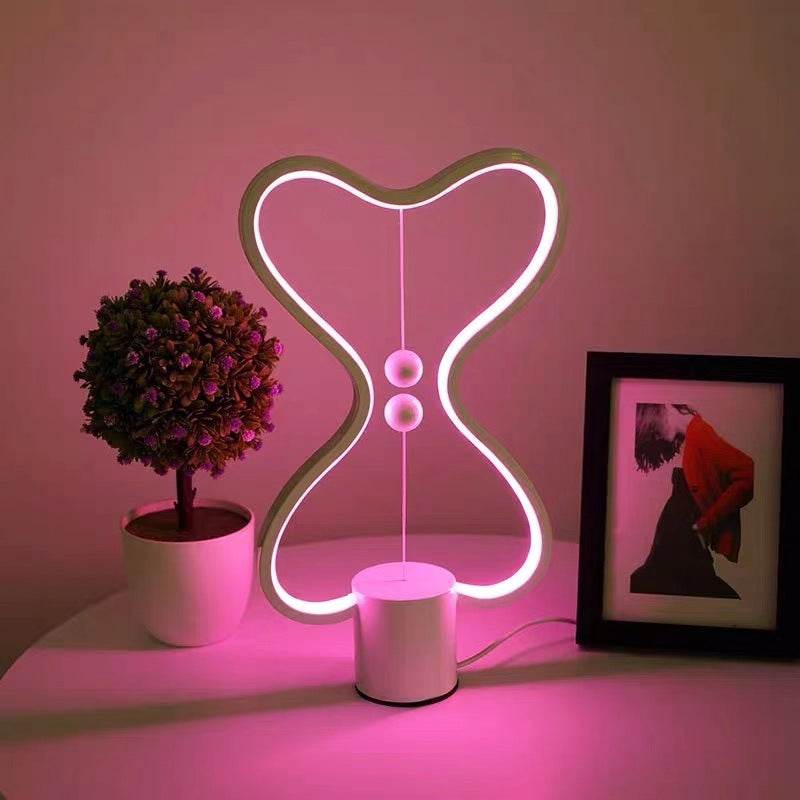 7 Color Changeable Heng Balance Lamp USB Powered Home Decor Bedroom Office Kids Desk lamp Children Gift Christmas Night lamp