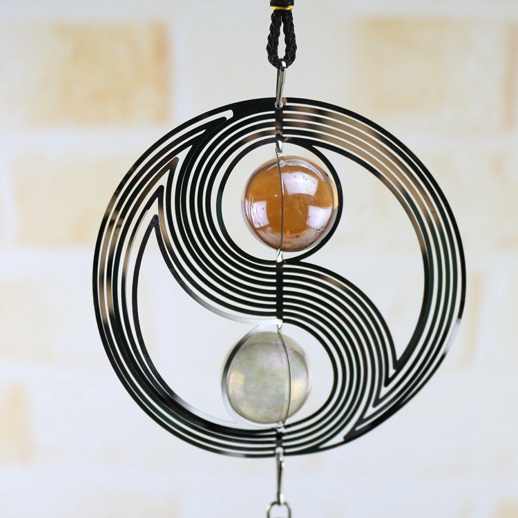 Home Decoration Creative Rotating Metal Wind Chimes