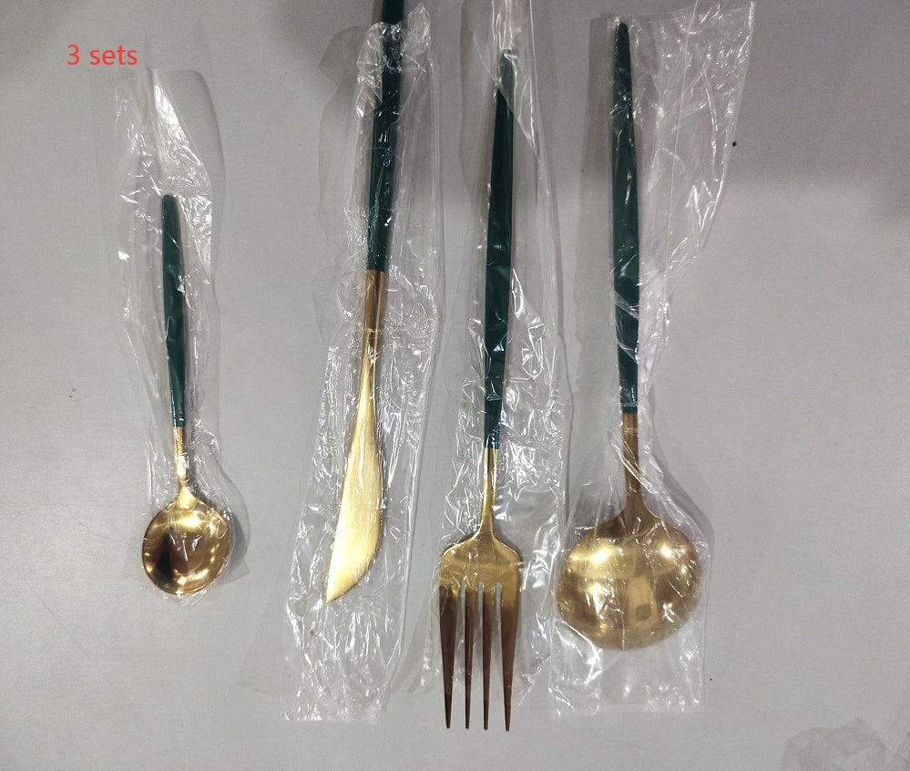 tableware stainless steel spoon set