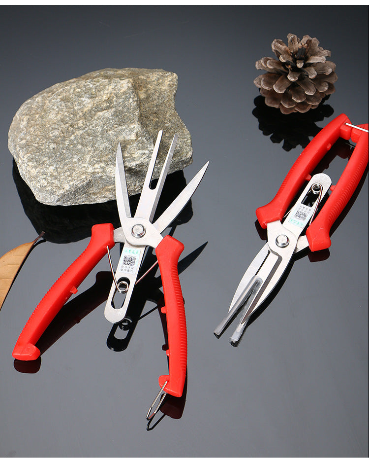 Double-Mouth Fruit And Flower Thinning Shears Agricultural Flower Thinning Shears