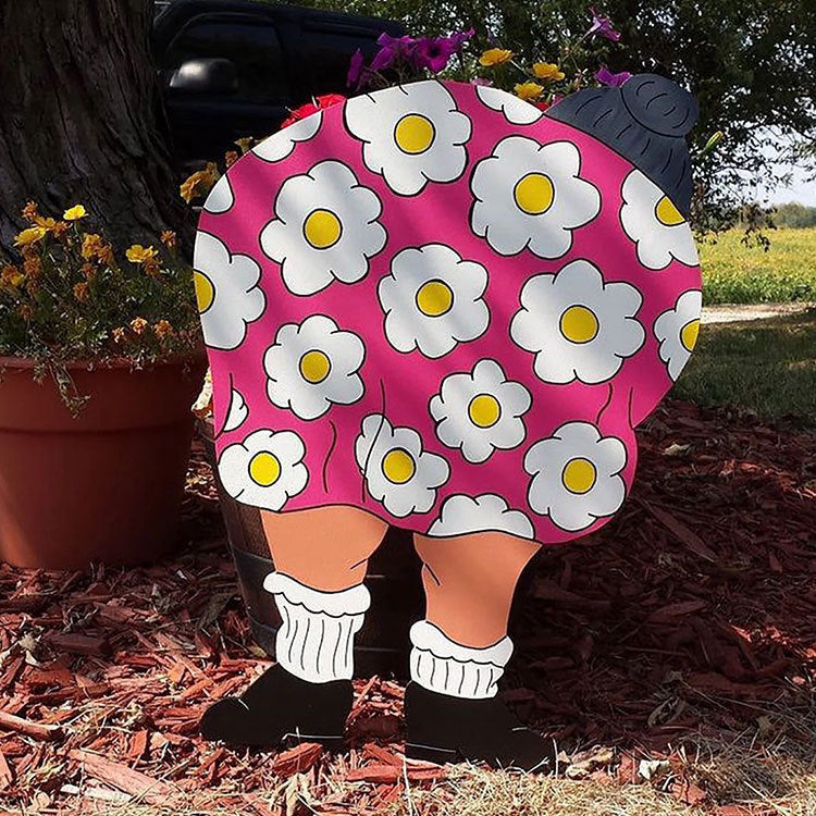 Cartoon Big Ass Gardening Ornaments