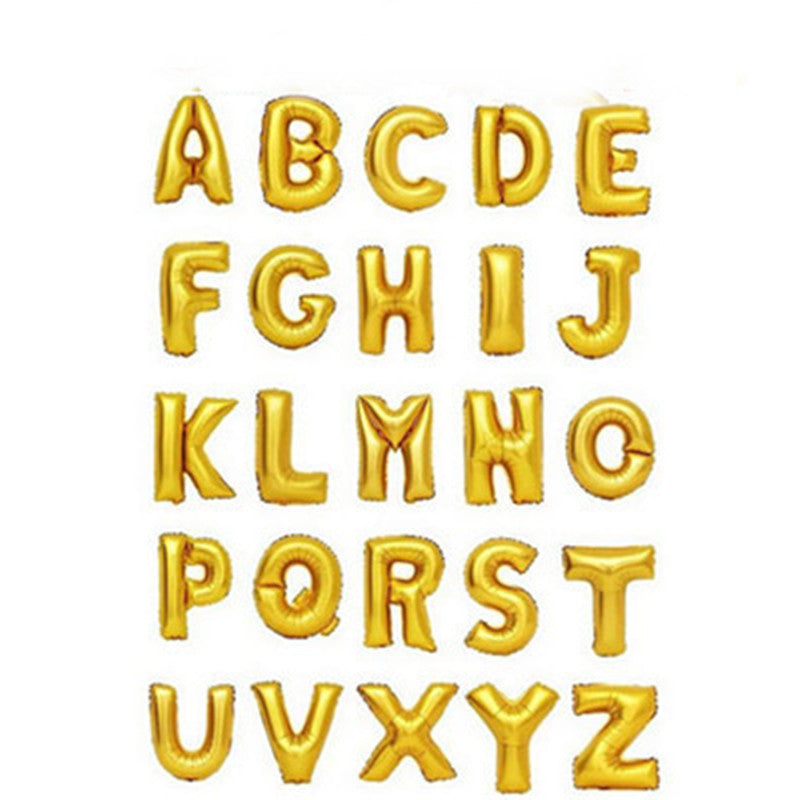 English Number Alphabet Balloons