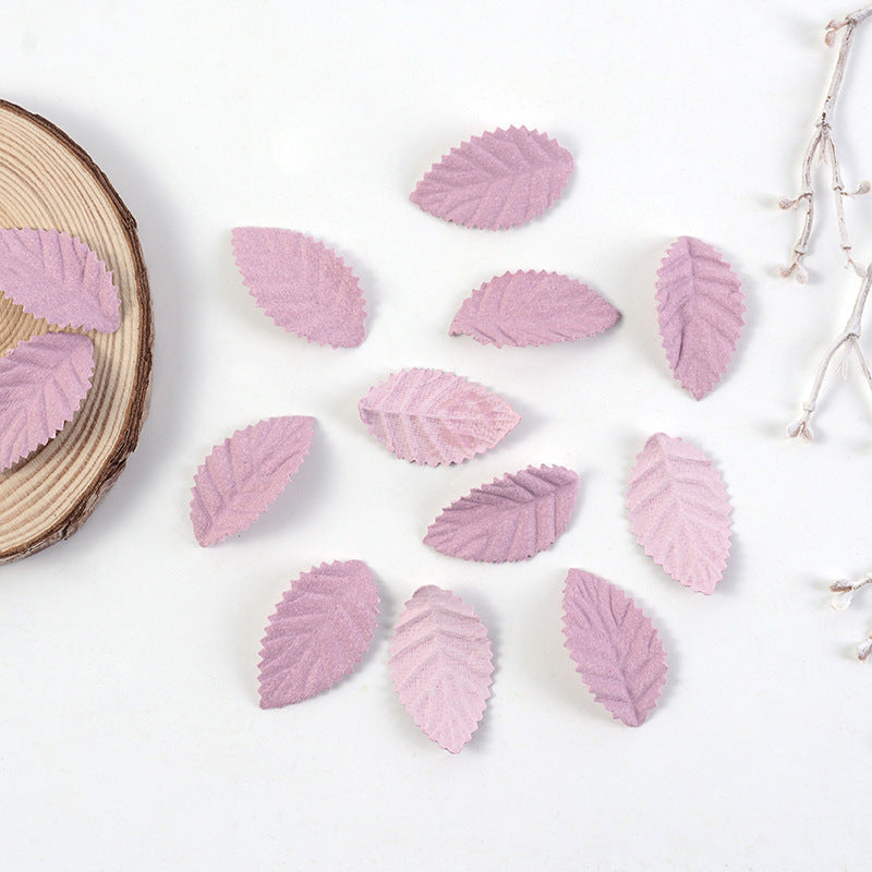 Simulation Stereotypes Embossed Rose Tree Leaves