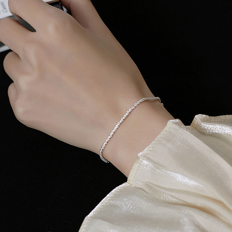 S925 Silver Bracelet Trendy Female Bracelet Girlfriends Bracelet