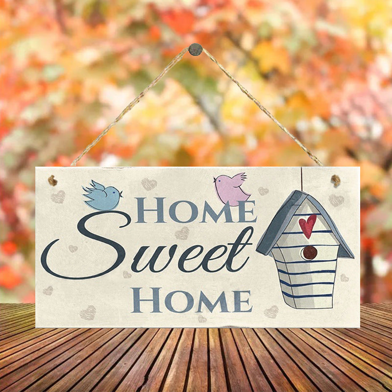 New Product Wooden Sign Family Home Wooden Listing Christmas Decorations Christmas