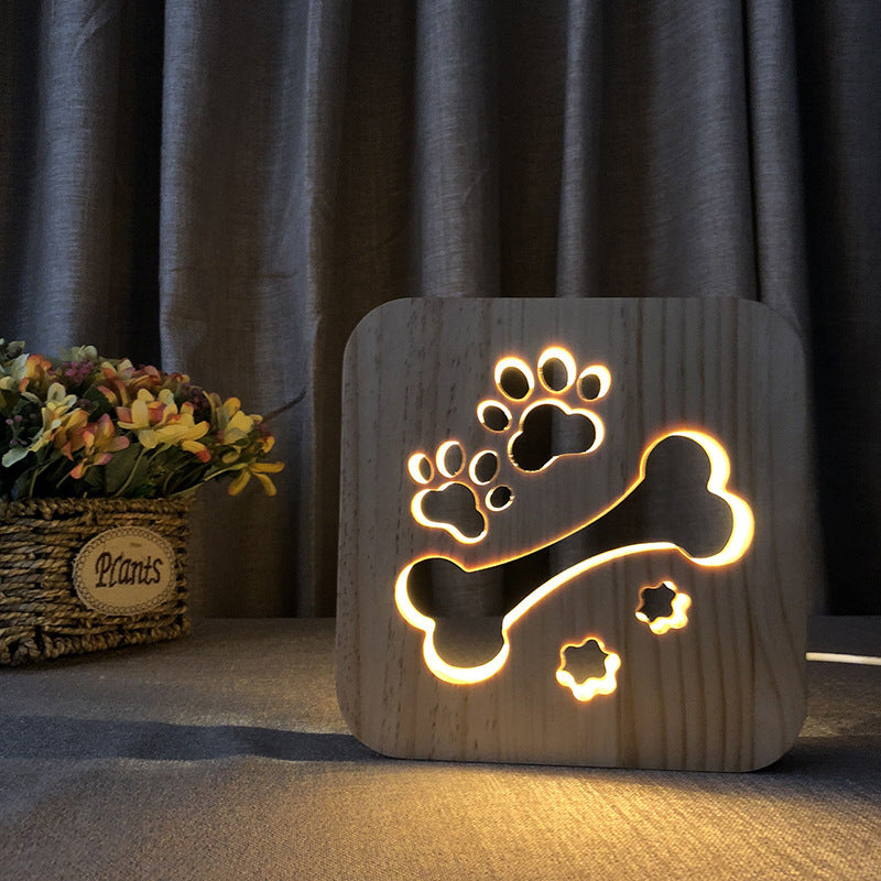 Cat Shape Christmas Night Light