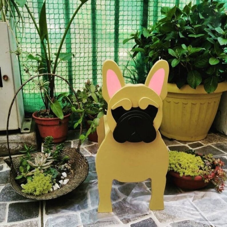 Dog Flower Pots Pet Puppy Potted Garden Decoration Garden Furnishings