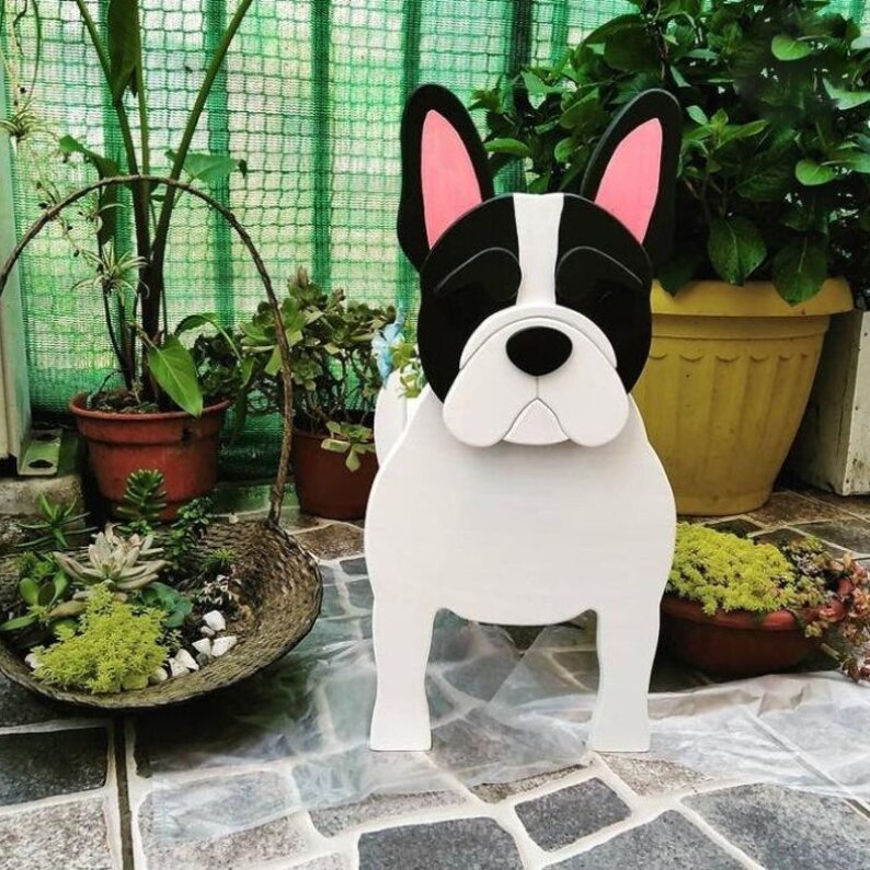 Dog Flower Pots Pet Puppy Potted Garden Decoration Garden Furnishings