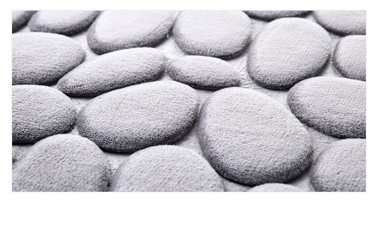 3D Cobblestone Carpet Bedroom Living Room Floor Mat