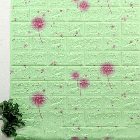 Self-adhesive Wallpaper Waterproof Anti-collision Background Wall Brick Wallpaper 3d Solid Wall Stickers Soft Bag