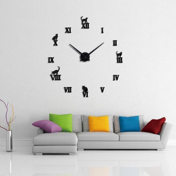 DIY living room modern personality art wall clock